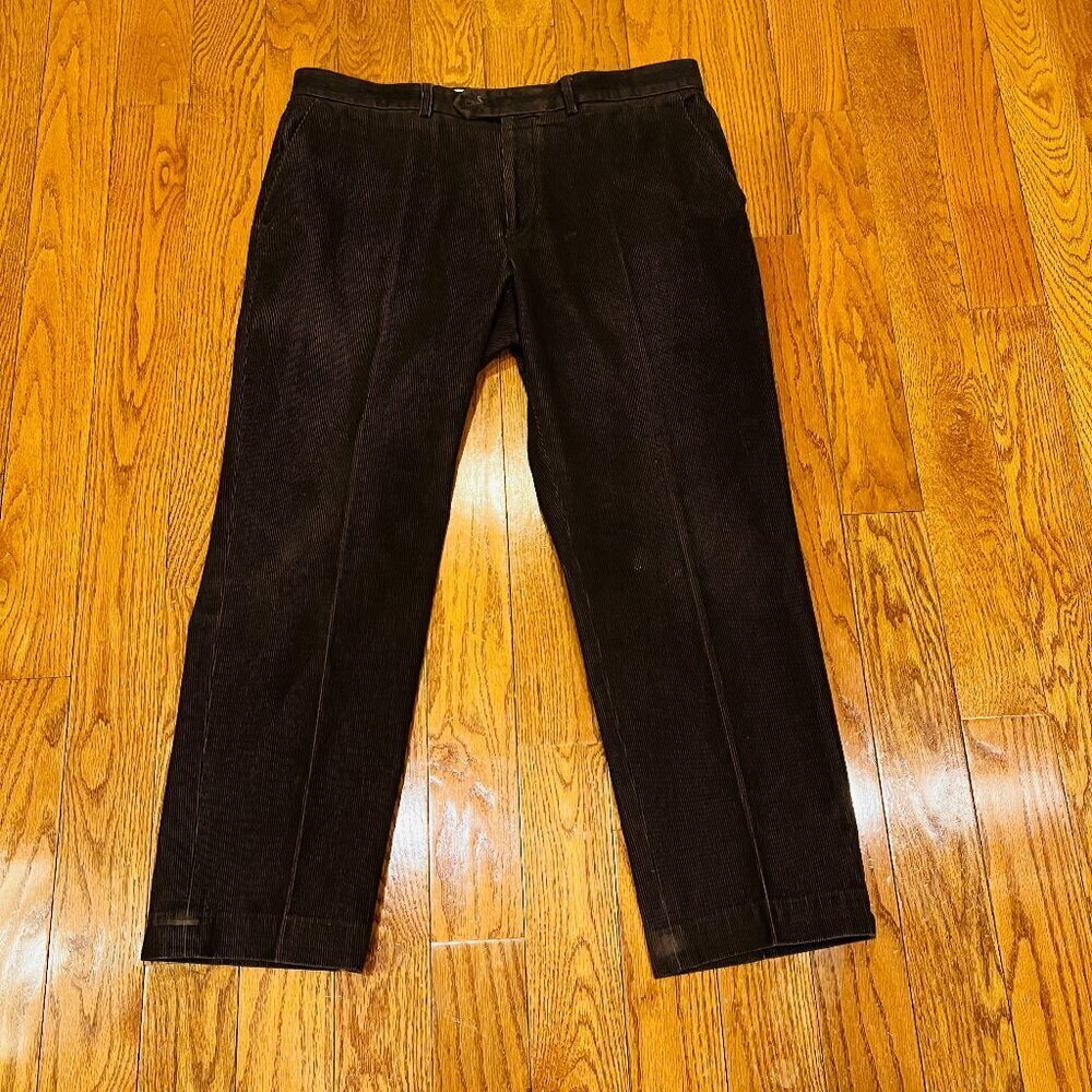 Vintage Men's Polo by Ralph Lauren Brown Corduroy Pants Classic Fit 36 X 29